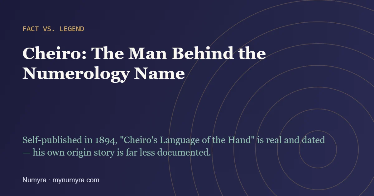 Cheiro's Language of the Hand, self-published in 1894